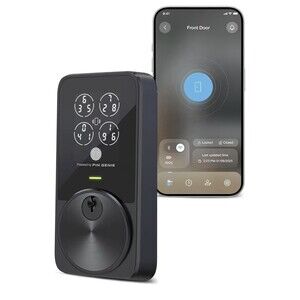 Lockly PIN Genie Pro Zeno Series Keyless Entry Smart Lock, Apple Home Key, WiFi